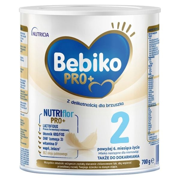 Bebiko PRO+ 2 mleko następne 700 g zdjęcie 1