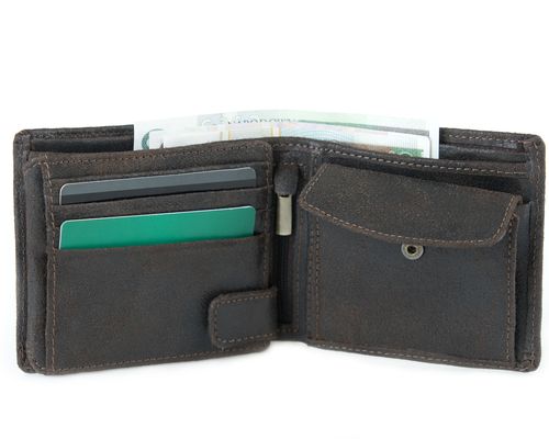 Portfel męski Apollo - Stefania Brązowy na Arena.pl