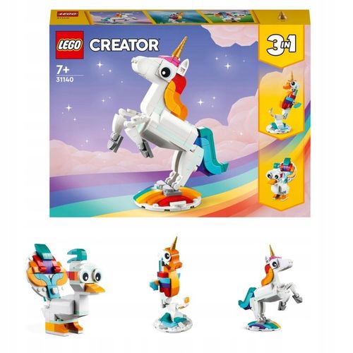LEGO Creator 3 w 1 31140 Magiczny jednorożec na Arena.pl
