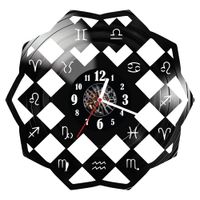 Zegar ścienny z płyty winylowej Znaki zodiaku 349.14