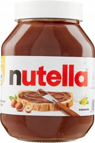 Nutella 1 kg -50g słoik duży oryginalna włoska Nutella Ferrero z Włoch na Arena.pl