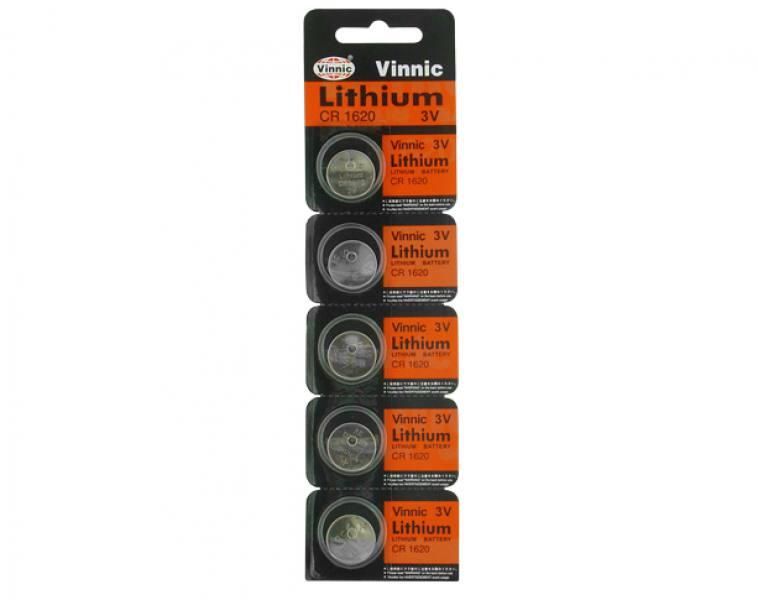 BATERIA LITOWA 3V CR1620 VINNIC zdjęcie 1