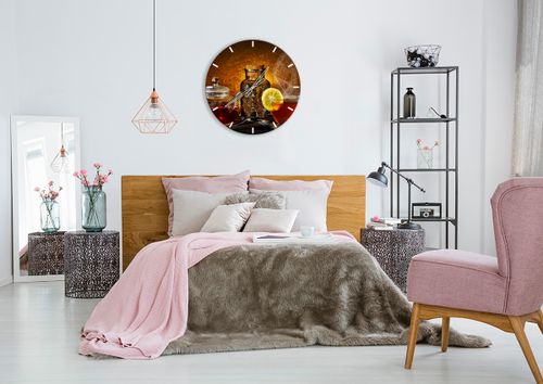 Zegar Ścienny - Herbata Napar  - 60X60 Cm - C3Ar60X60-2434 na Arena.pl