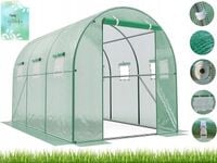 Tunel Foliowy Ogrodowy Szklarnia 2x3 6m2 Zielony na Warzywa Stelaż