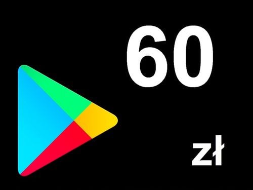 Karta Google Play 60 zł Kod Prepaid Android / Podarunkowa na Arena.pl