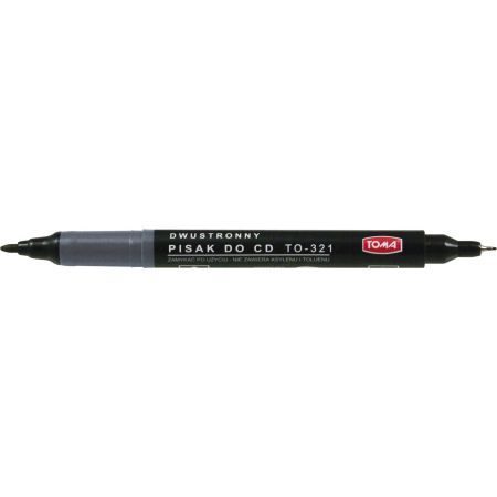 marker do cd perm dwustr czarny to-321 a'20 zdjęcie 1