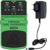 Efekt gitarowy Behringer TO800 Vintage Tube Overdrive Przester Zasilacz 9V ZESTAW