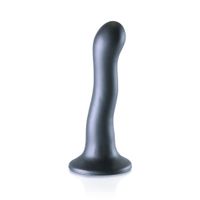 Ultra Soft Silicone Curvy G Spot Dildo   7 / 17 cm