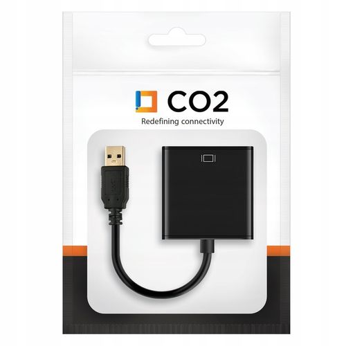 CO2 PRZEJŚCIÓWKA USB 3 HDMI ADAPTER KABEL HUB KONWERTER FULL HD 1080P 60HZ na Arena.pl