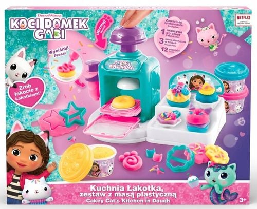 ZESTAW KREATYWNY KUCHNIA ŁAKOTKA KOCI DOMEK GABI GABBY MASA PLASTYCZNA EPEE na Arena.pl
