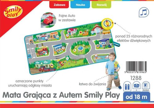 SMILY PLAY Mata grająca z autem na Arena.pl