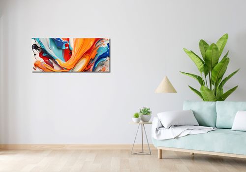 Obraz 100x40cm Taneczne Fale na Arena.pl