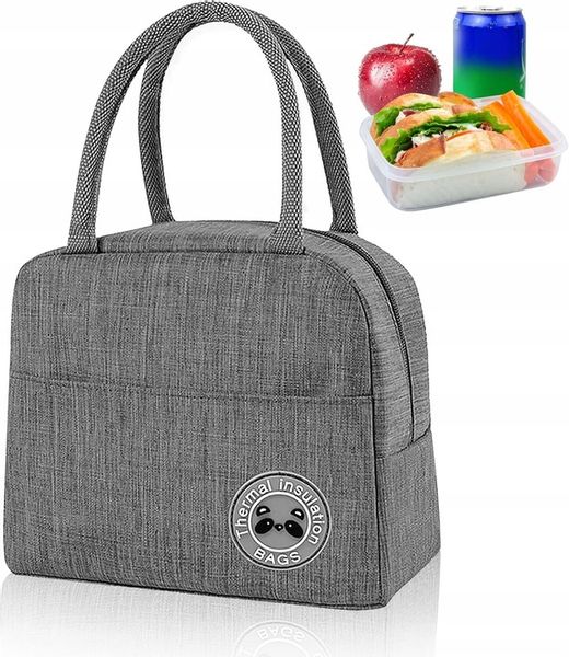 TORBA LUNCHBOX PIKNIKOWA NA ŚNIADANIE TERMICZNA IZOLACYJNA ŚNIADANIOWA zdjęcie 1