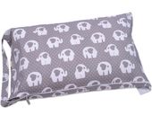 Worek BOBO do przedszkola pokrowiec na pościel śpiworek szary w słonie