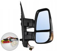 Lusterko PRAWE Elektryczne Krótkie Iveco Daily 2014-2024 2 kostki 7pin