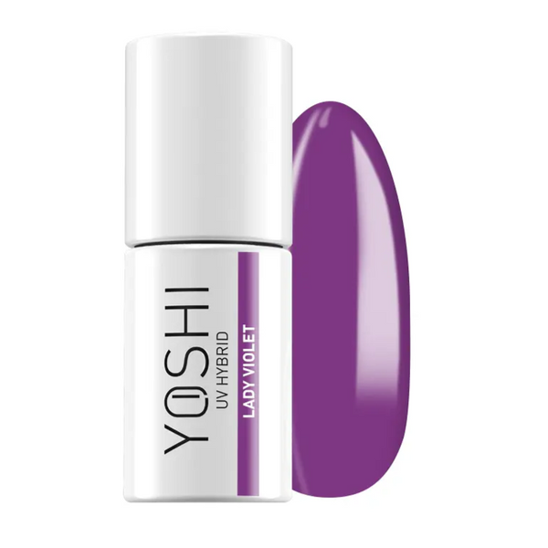 YOSHI Lakier Hybrydowy Lady Violet 6ml – 126 zdjęcie 1
