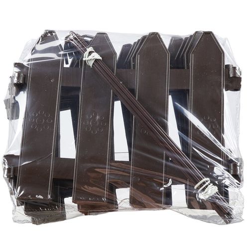 Płotek ogrodowy brązowy 20x15 cm 10 szt. na Arena.pl