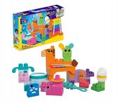 MEGA BLOKS KLOCKI ORKIESTRA MUZYCZNE ZWIERZĄTKA 8 ZWIERZĄTEK 6 ARKUSZY NUT