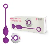 loverspremium o-remote control egg purple julia - silikonowy model