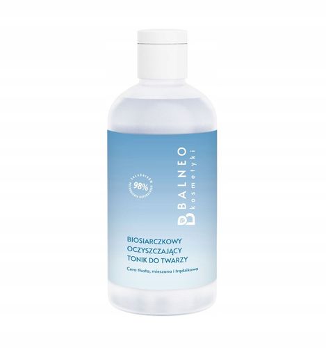 Balneokosmetyki – Biosiarczkowy Tonik Oczyszczający – Naturalny - 300 ml na Arena.pl