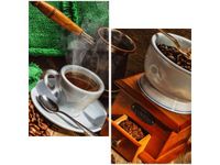 60X60CM KAWA NATURALNA DWU OBRAZ ŚCIAN