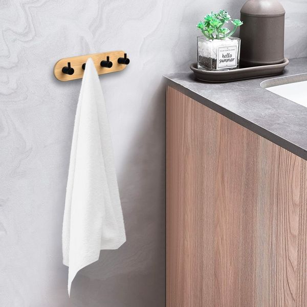 Wieszak loftowy ścienny Kendar poczwórny zdjęcie 4