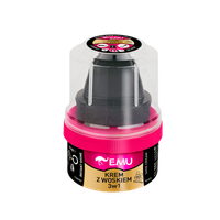 EMU Krem z woskiem do butów 3w1 (instant shine shoe wax cream) CZARNY 50ml