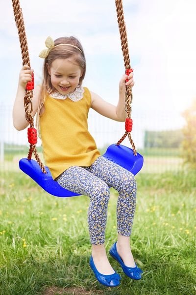 HUŚTAWKA OGRODOWA DLA DZIECI HUŚTAWKA DLA DZIECI DESKA SIEDZISKO PLASTIKOWA zdjęcie 2