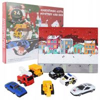 KALENDARZ ADWENTOWY DLA DZIECI NA BOŻE NARODZENIE ADWENT 24 SAMOCHODY