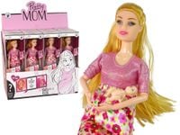 ND24_15735 Lalka Dla Dzieci W Ciazy Rozowa Sukien