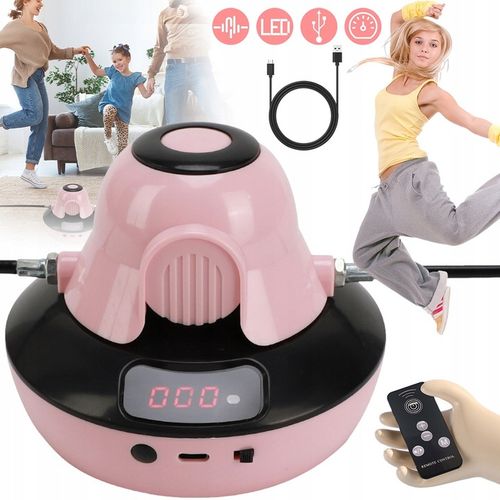 SKAKANKA INTELIGENTNA AUTOMATYCZNA DLA DZIECKO Z LED LICZNIK + PILOT RÓŻOWY na Arena.pl