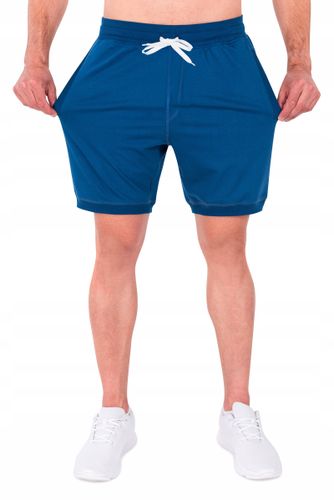 Spodenki męskie niebieskie JAVIER Rozmiar - L na Arena.pl