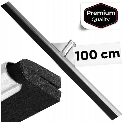 Ściągaczka do wody podłóg z kijem 100 cm STALOWA STALOWA SZTYWNA + TRZONEK na Arena.pl