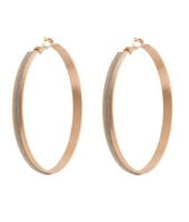 kolczyk, koła, ozdobione srebrnym paskiem 151