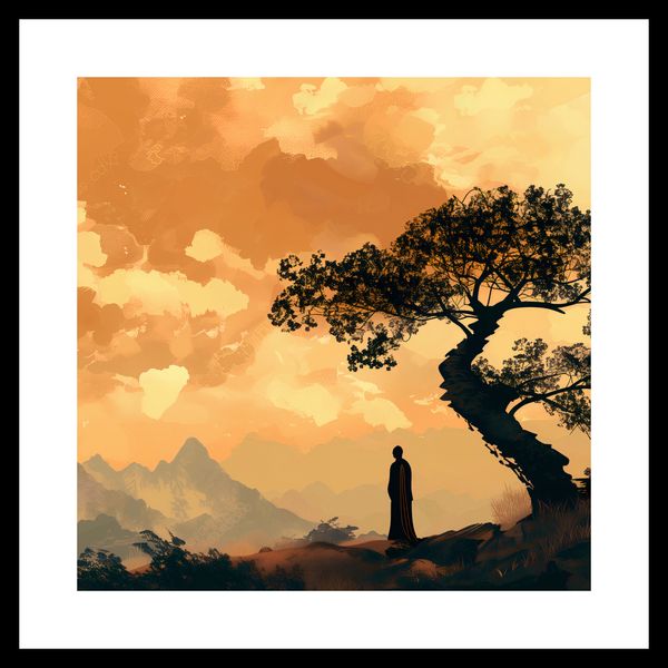 Plakat 40x40cm Zen zdjęcie 3