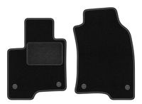 Dywaniki welurowe przód Fiat Panda III 2012- hatchback czarne LUX
