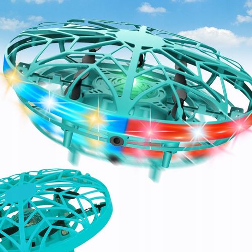 LATAJĄCY mini DRON UFO Dysk Kula Sterowany Ręką Dłonią ŚWIECĄCY LED IR na Arena.pl