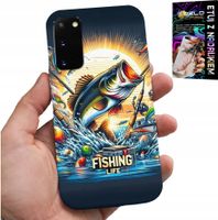 ETUI DO SAMSUNG GALAXY S20 - WZORY DLA WĘDKARZA, RYBY, DORSZ, ŁOSOŚ