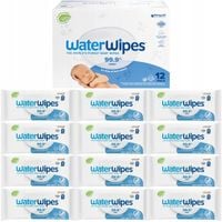 CHUSTECZKI NAWILŻANE WATERWIPES BIO 720 SZTUK DLA DZIECI I NIEMOWLĄT
