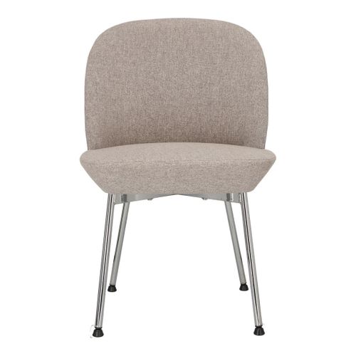 Krzesło Cloe szare jasne/ chrom na Arena.pl