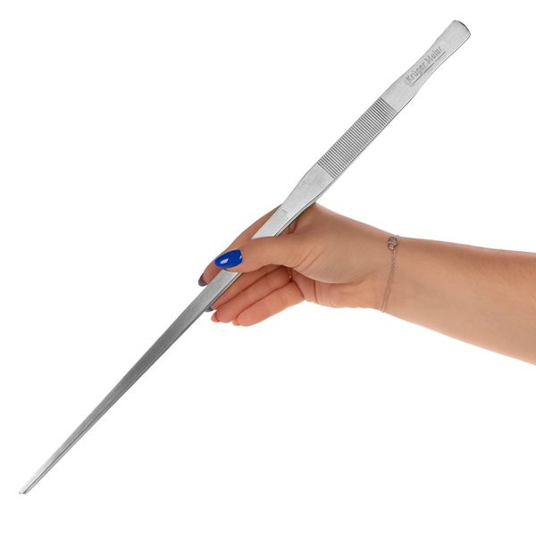 Kruger Meier Pflanzenpinzette Einfache - pęseta prosta 48cm zdjęcie 1