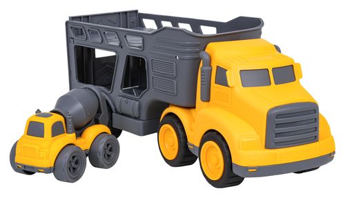 Zestaw Pojazdów Laweta + Autka Budowlane na Arena.pl