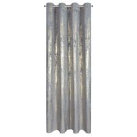Zasłona zaciemniająca błyszcząca na przelotkach RENIA 140X250 szara
