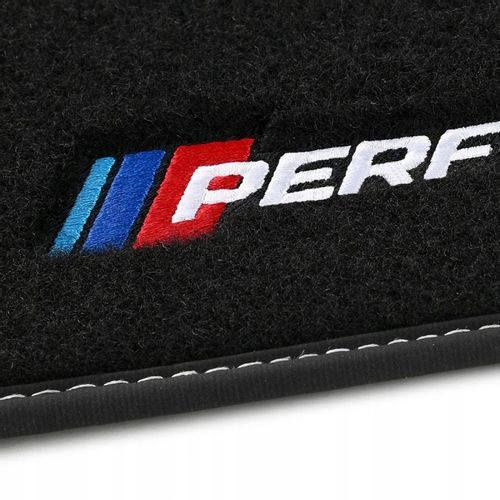 Dywaniki welurowe LOGO M BMW 7 E65 2002-2008 na Arena.pl