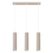Lampa wisząca KARBON 3L taupe