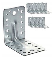 Kątownik Łącznik Ciesielski Z Przetłoczeniem Kp1E 90X90X65 X 1,5Mm (1 Szt.)