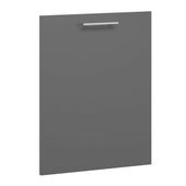 Tiffany T-28/FZ45 Szary połysk MDF front zmywarki 60 cm, szybko