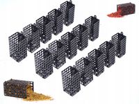 ZESTAW 15SZT KOSZYCZEK KOSZYK ZANĘTOWY 80g 100g 120g GRUNT WĘDKARSKI