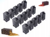 ZESTAW 15SZT KOSZYCZEK KOSZYK ZANĘTOWY 80g 100g 120g GRUNT WĘDKARSKI