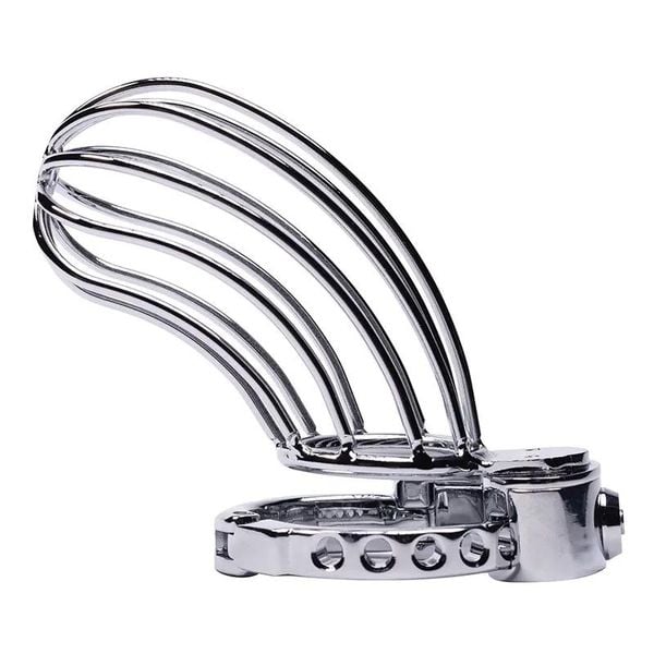 Stainless Steel Penis Cage 2 With Advanced Locking Mechanism zdjęcie 2